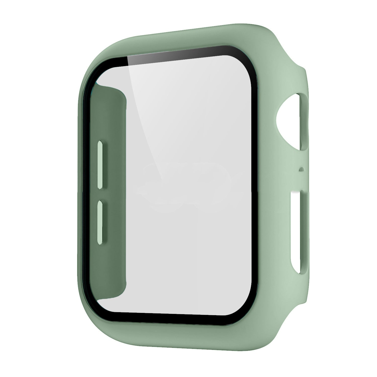HKM-188755 Apple Watch Protective Case with Tempered Glass Cover - PC Anti-Drop Design
