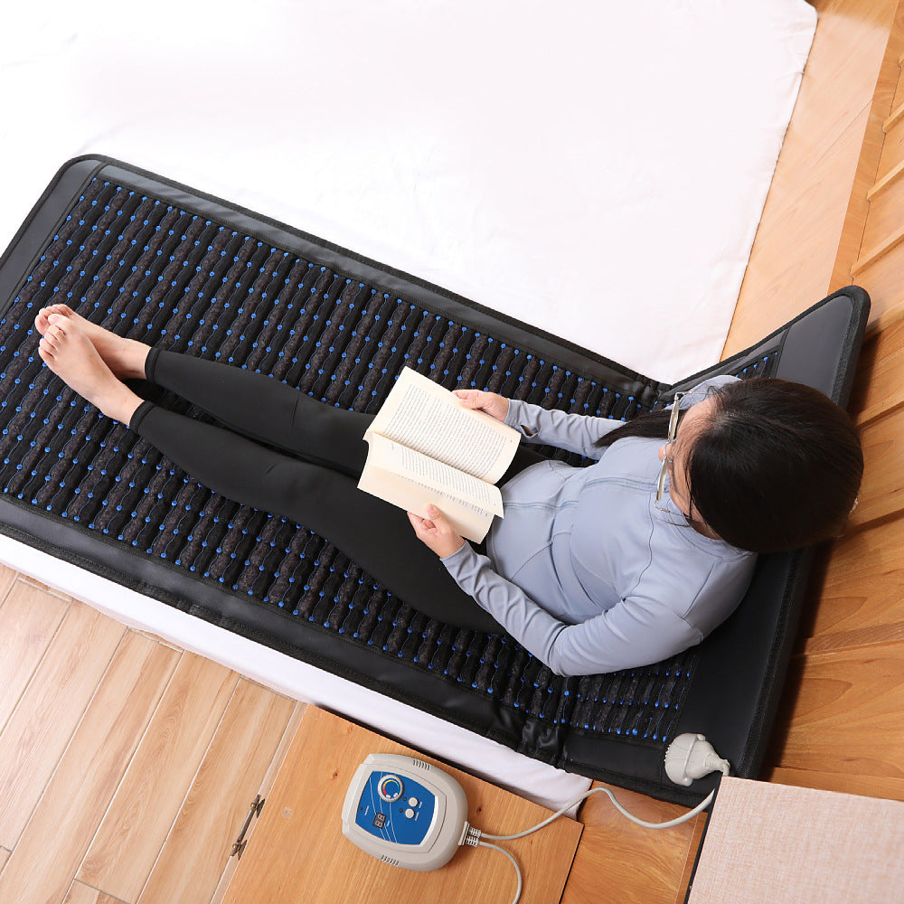 HKM-188819 Infrared Pulse Electromagnetic Field Heating Mat with Low EMF and PEMF Technology, 73.5 x 185 cm
