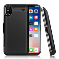 HKM-188883 Slim 10000mAh Battery Case for iPhone X with Audio, Polymer Lithium, Black/Rose Gold/Local Gold/Red