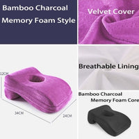 HKM-188947 Office Siesta Pillow with Memory Foam and Bamboo Charcoal Options for Enhanced Comfort