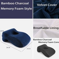HKM-188947 Office Siesta Pillow with Memory Foam and Bamboo Charcoal Options for Enhanced Comfort