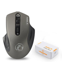 HKM-189011 Wireless Silent Mouse with 4 Buttons - Ergonomic Design for Office and Gaming Use, 1600 DPI, 2.4GHz Connection