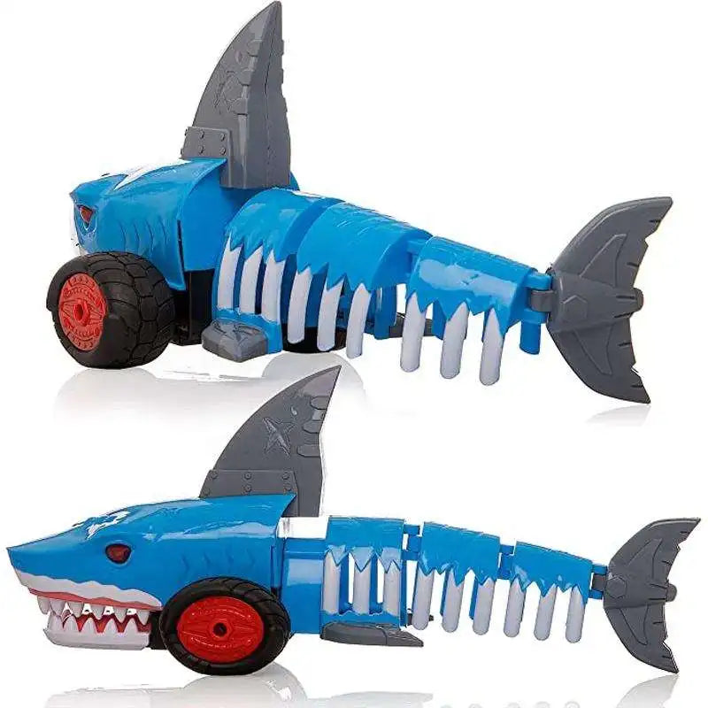 HKM-189075 Remote Control Shark Stunt Truck - 2.4GHz 2WD Electric Animal Toy for Kids Ages 5 and Up