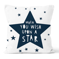 HKM-189331 Modern Super Soft Short Plush Pillow Cover - 45 x 45 cm Star Wishing Bear Design