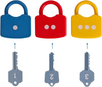 HKM-189459 Educational Number and Alphabet Learning Lock and Key Matching Game for Kids