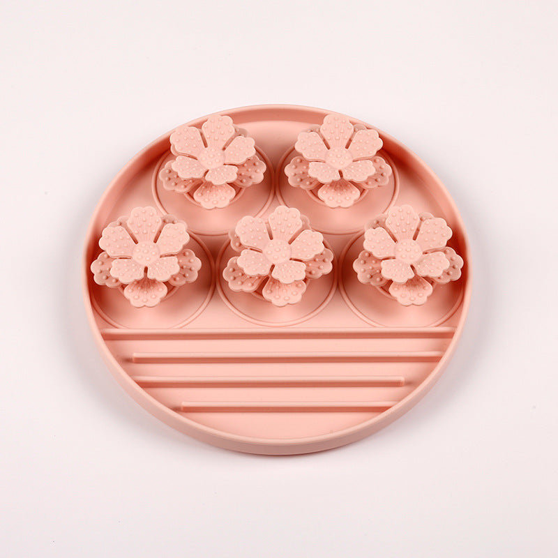 HKM-189523 Silicone Pet Licking Pad with Suction Cup – Multiple Colors and Styles Available