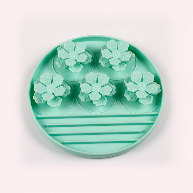 HKM-189523 Silicone Pet Licking Pad with Suction Cup – Multiple Colors and Styles Available