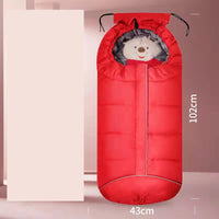 HKM-189651 Cozy Coral Fleece Newborn Quilt with Two-Way Zipper for Winter Warmth