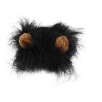 HKM-189651 Lion Mane Wig Costume for Small Dogs and Cats – Festive Headwear for Halloween and Parties