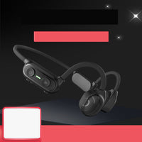 HKM-189715 Bone Conduction Waterproof Stereo Headphones with Bluetooth 5.0, Voice Control, and Call Function