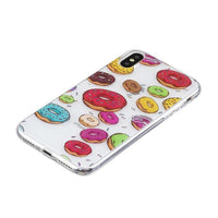 HKM-189907 Cartoon Donut TPU Back Cover Phone Case