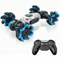 HKM-190227 Remote Control Stunt Twister Car with Light Show, Electric RC Toy for Indoor and Outdoor Fun