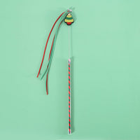 HKM-190291 Christmas Cat Teaser Toy with Interactive Sound and Tassel Bell