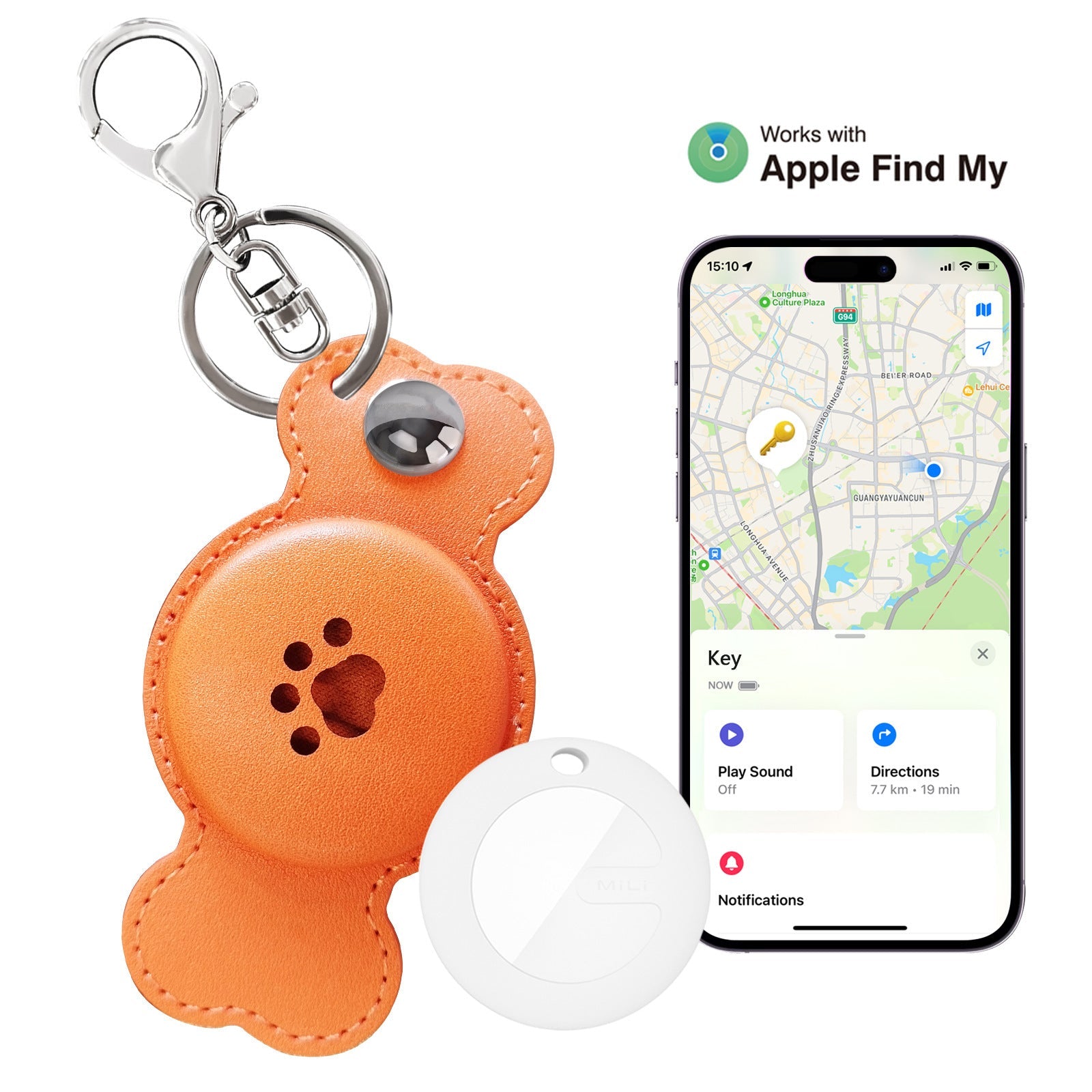 HKM-190355 GB Warning Light Pet Anti-lost Positioning Collar