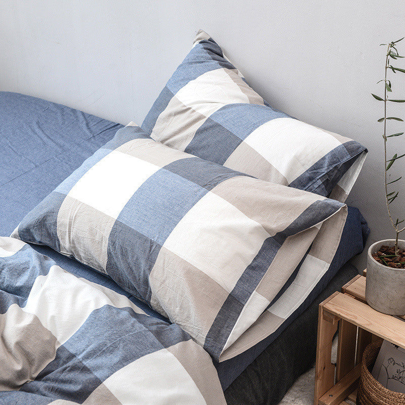HKM-190483 Japanese Washed Cotton Pillowcase for Standard Pillows - Multiple Colors Available
