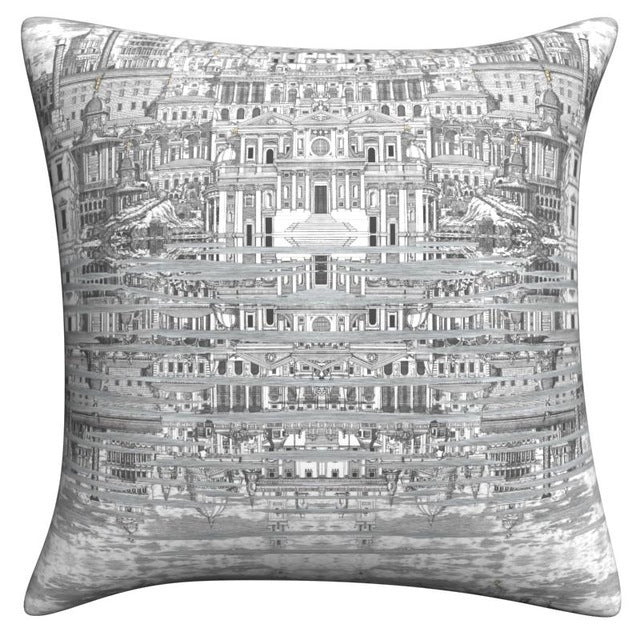 HKM-190483 Modern Linen Pillowcase - Italian Lina Series Decorative Cushion Cover for Art Bedroom and Living Room 45x45cm