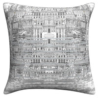 HKM-190483 Modern Linen Pillowcase - Italian Lina Series Decorative Cushion Cover for Art Bedroom and Living Room 45x45cm