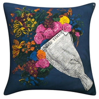 HKM-190483 Modern Linen Pillowcase - Italian Lina Series Decorative Cushion Cover for Art Bedroom and Living Room 45x45cm
