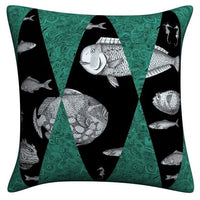 HKM-190483 Modern Linen Pillowcase - Italian Lina Series Decorative Cushion Cover for Art Bedroom and Living Room 45x45cm