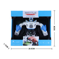 HKM-190611 Electric Multiplayer Battle Robot Toy for Kids - Light & Sound Features, Educational Fun, Ages 5 and Up