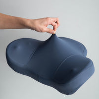 HKM-190611 Ice Silk Lumbar Support Pillow with Memory Foam - Office Chair Comfort