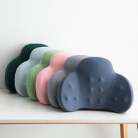 HKM-190611 Ice Silk Lumbar Support Pillow with Memory Foam - Office Chair Comfort
