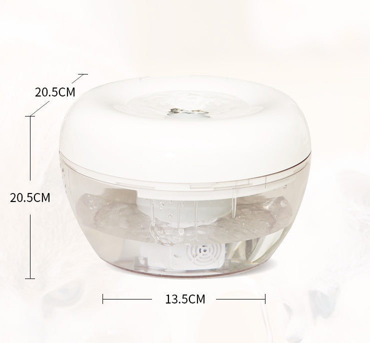 HKM-190675 Automatic Pet Water Purifier with 1.5L Capacity and Food Grade ABS Material