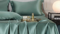 HKM-190803 Mulberry Silk Bed Sheet - Luxurious 100% Silk Fabric for Ultimate Comfort