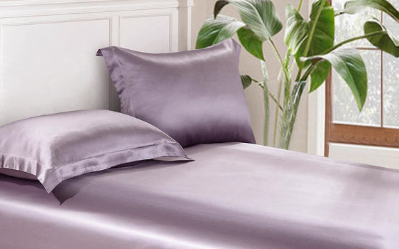 HKM-190803 Mulberry Silk Bed Sheet - Luxurious 100% Silk Fabric for Ultimate Comfort