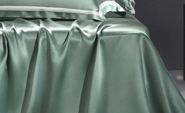 HKM-190803 Mulberry Silk Bed Sheet - Luxurious 100% Silk Fabric for Ultimate Comfort