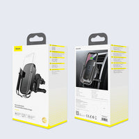 HKM-190867 Intelligent Infrared Gravity-Sensing Car Air Vent Mount with Wireless Charging for Smartphones 4.5-6.5 Inches