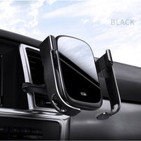 HKM-190867 Intelligent Infrared Gravity-Sensing Car Air Vent Mount with Wireless Charging for Smartphones 4.5-6.5 Inches