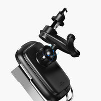 HKM-190867 Intelligent Infrared Gravity-Sensing Car Air Vent Mount with Wireless Charging for Smartphones 4.5-6.5 Inches