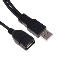 HKM-190995 0.5m USB Data Charging Cable - Black, True 2.0 Compatibility, Copper Core with Shielding