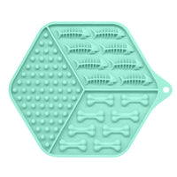 HKM-191315 Silicone Dog Lick Pad for Puppies - Temperature Resistant Silicone Feeding Mat 17.5cm