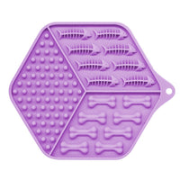 HKM-191315 Silicone Dog Lick Pad for Puppies - Temperature Resistant Silicone Feeding Mat 17.5cm