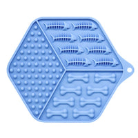 HKM-191315 Silicone Dog Lick Pad for Puppies - Temperature Resistant Silicone Feeding Mat 17.5cm
