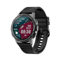 HKM-191315 Touch Screen Heart Rate and Sleep Monitor Pedometer Watch with Silicone Strap and USB Charging