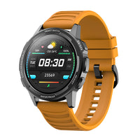 HKM-191315 Touch Screen Heart Rate and Sleep Monitor Pedometer Watch with Silicone Strap and USB Charging