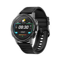 HKM-191315 Touch Screen Heart Rate and Sleep Monitor Pedometer Watch with Silicone Strap and USB Charging