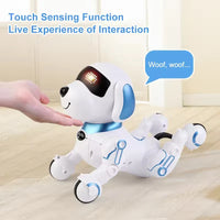 HKM-191379 Interactive Programmable Robot Dog with Lights and Sounds for Kids Ages 5 and Up