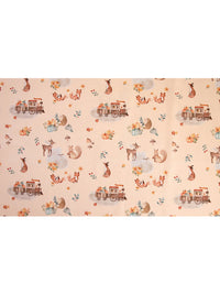 HKM-191635 Breathable 20 Count Plain Weave Cotton Fabric - 45cm x 110cm, Eco-Friendly, Soft and Versatile for DIY Crafts