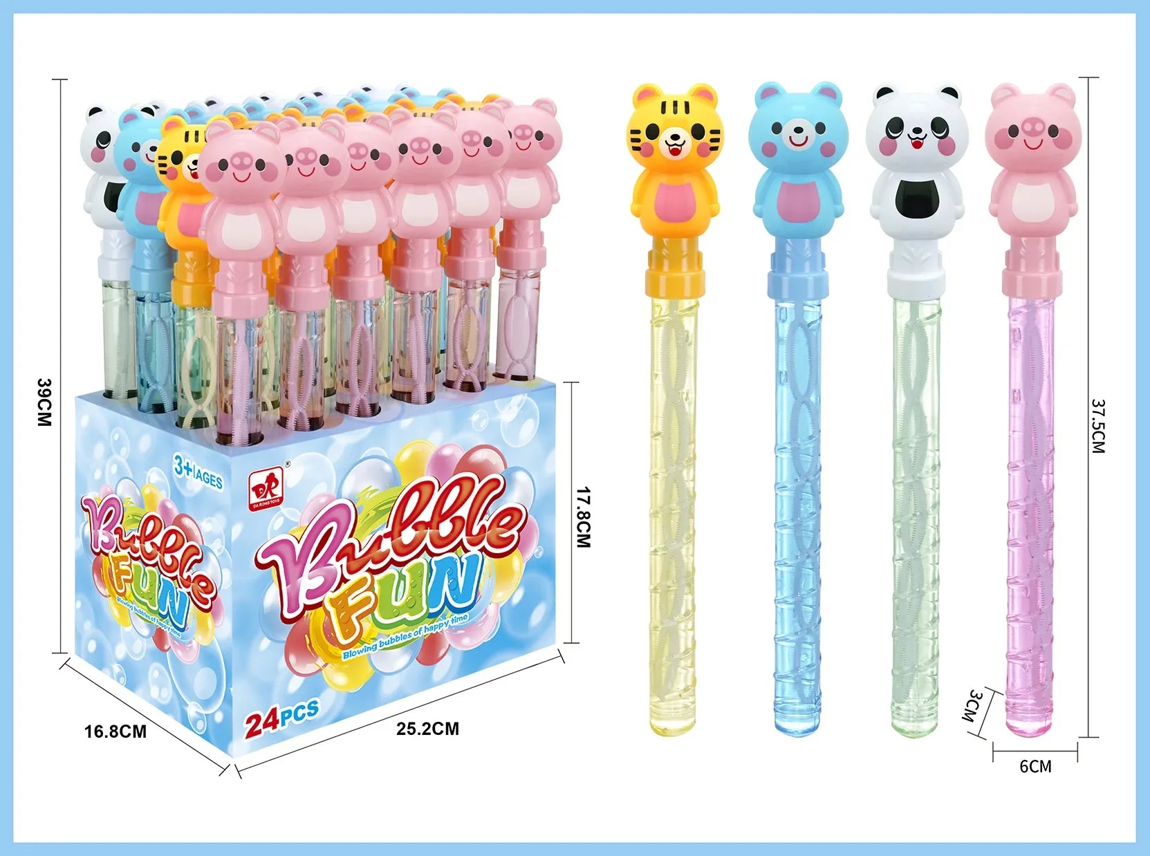 HKM-191635 Cartoon Handheld Mini Bubble Wand for Children - Fun Outdoor Bubble Blowing Toy