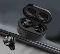 HKM-191699 Wireless Mini Earphones with Charging Case - Bluetooth V5.0, Dual Call, 120-Hour Standby, 3-Hour Music Time