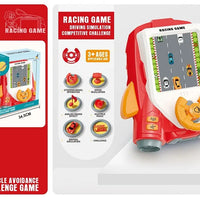 HKM-191763 Kids Racing Steering Wheel Simulation Game Toy for Ages 2 and Up