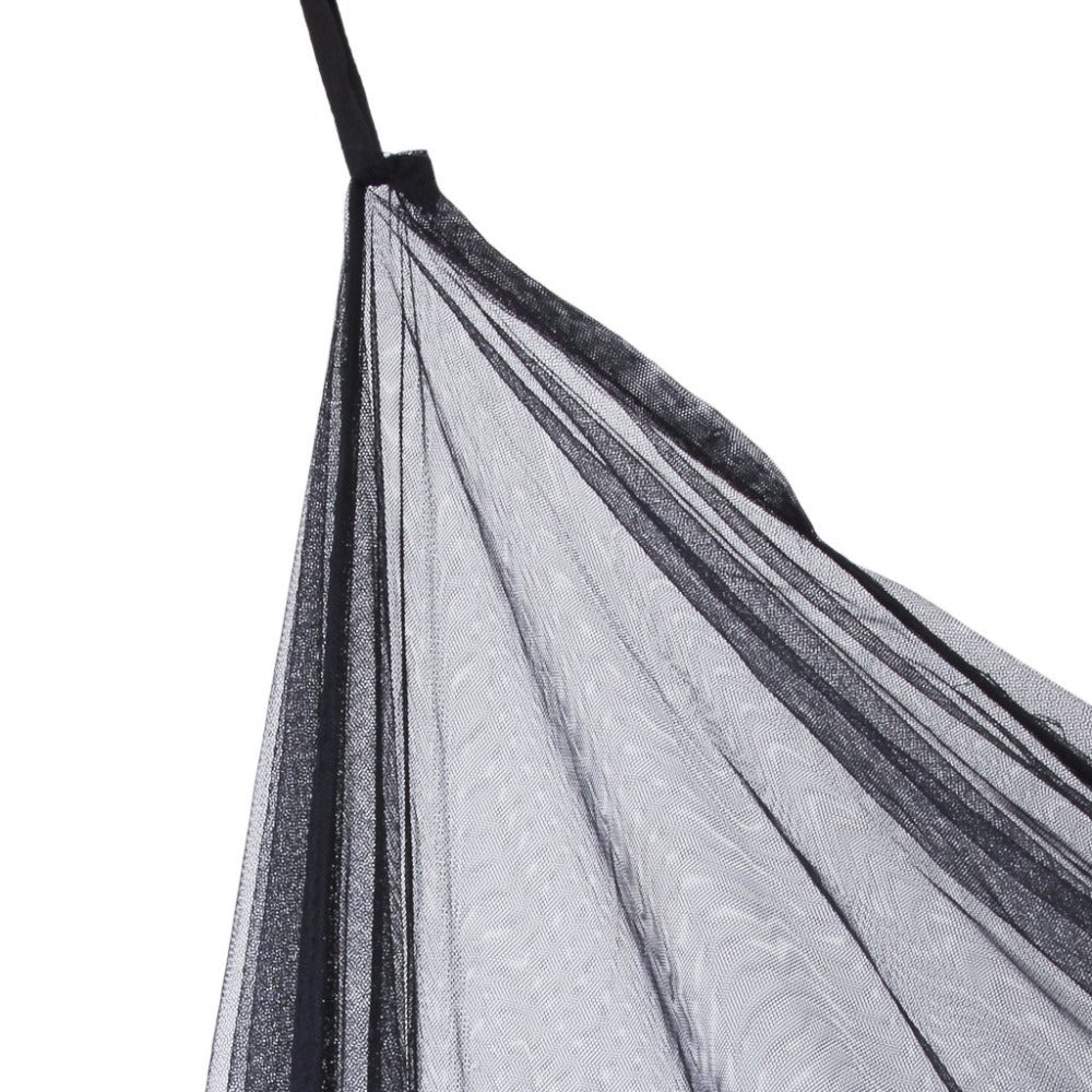 HKM-191763 Large Polyester Mosquito Net for King Size Bed – White or Black Options with Elegant Design