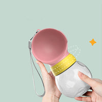 HKM-191827 Portable Outdoor Water Bottle - 380ml Plastic with Color Options