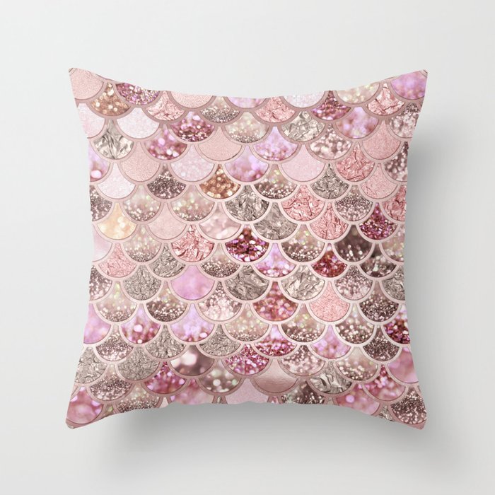 HKM-192019 Nordic Style Metallic Rose Gold Throw Pillow Cover - 45x45 cm, 100% Polyester, Multiple Color Options