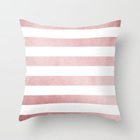 HKM-192019 Nordic Style Metallic Rose Gold Throw Pillow Cover - 45x45 cm, 100% Polyester, Multiple Color Options