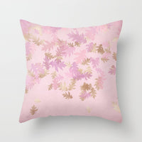 HKM-192019 Nordic Style Metallic Rose Gold Throw Pillow Cover - 45x45 cm, 100% Polyester, Multiple Color Options